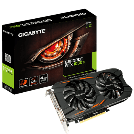 VGA Gigabyte GeForce&#174; GTX 1050 Ti Windforce OC 4GB GDDR5 128bit _N105TWF2OC-4GD _618S